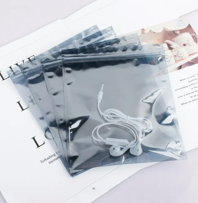 Direct 's Recycled PET Mylar Plastic ESD Antistatic Shielding Bag for Effective Electronics Parts Earphone