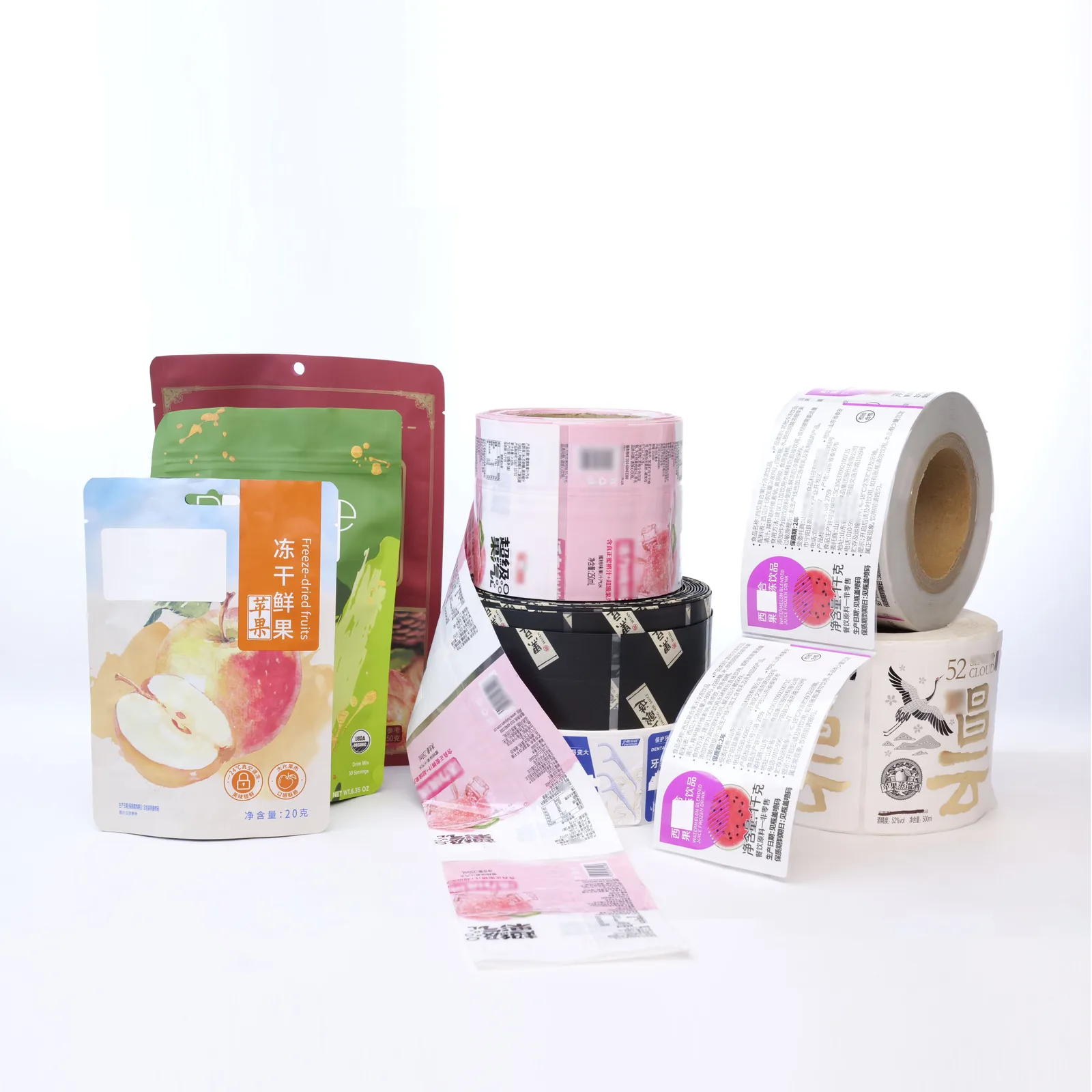 Durable Heat Shrink Wrap Film (Shrink Label) for Food & Beverage Packaging and Printing Applications