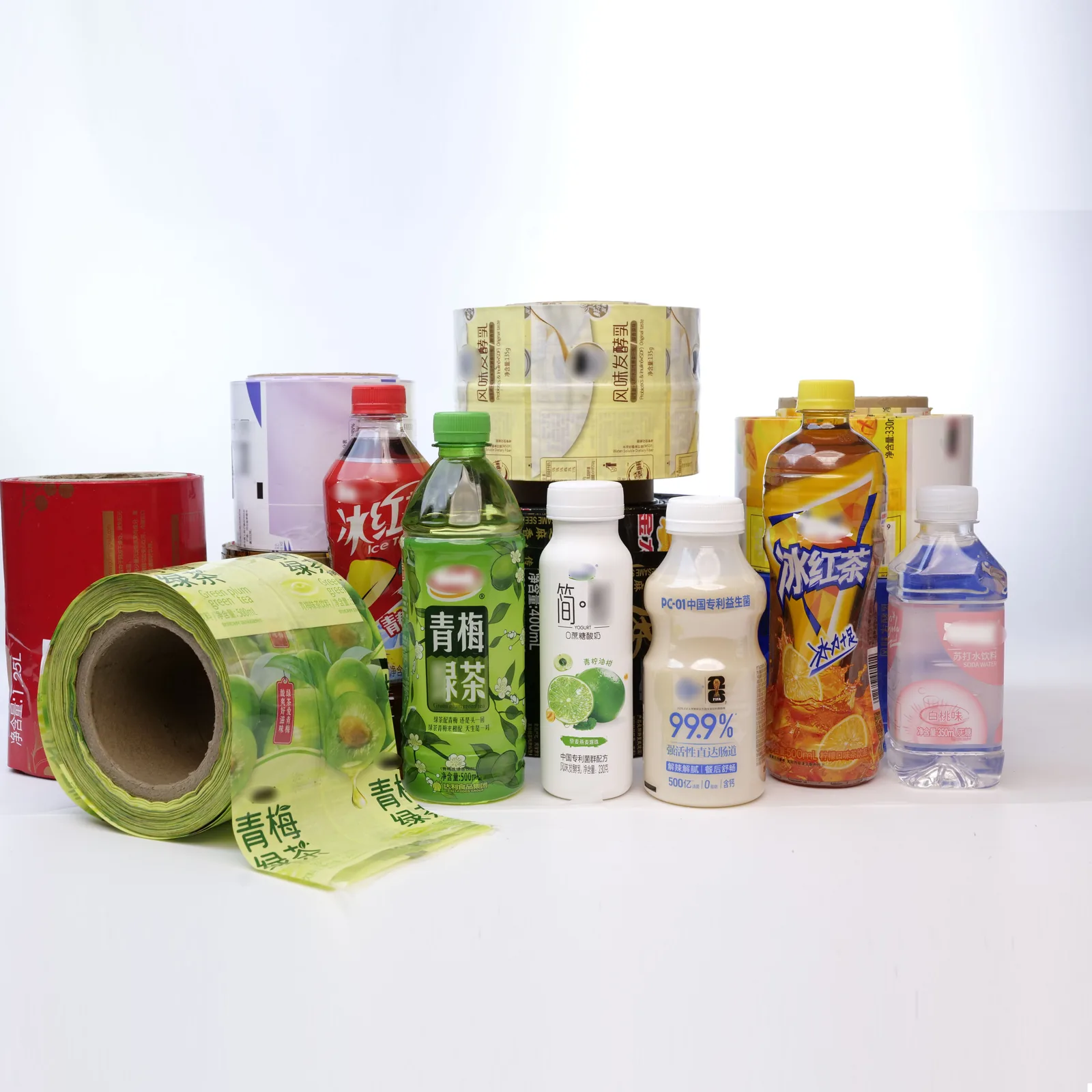 Durable Heat Shrink Wrap Film (Shrink Label) for Food & Beverage Packaging and Printing Applications
