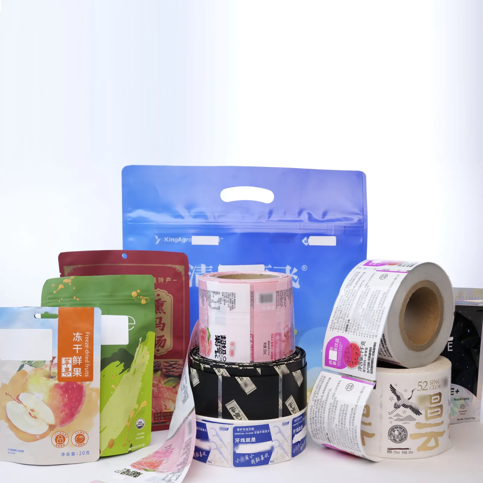 Durable Heat Shrink Wrap Film (Shrink Label) for Food & Beverage Packaging and Printing Applications