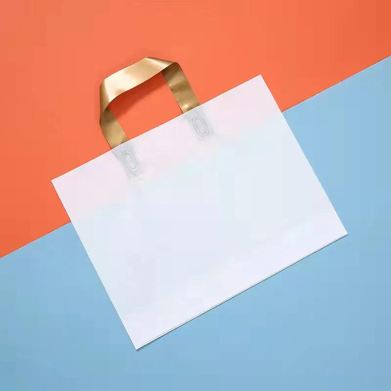 Eco Friendly Composable Clear Frosted Laundry Clothing Shoe Gift Pouch Drawstring Recycling Plastic Draw String Bags