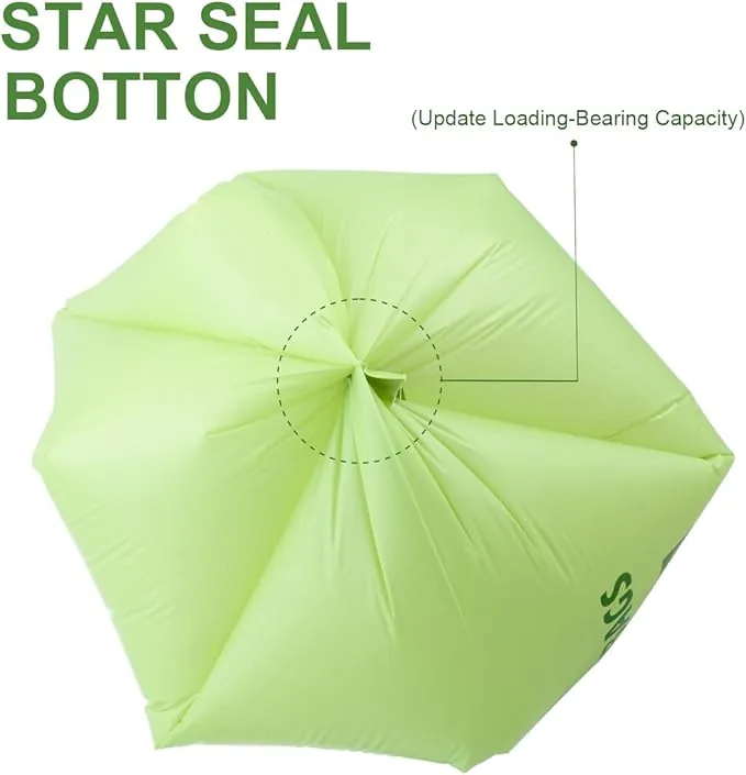 Eco-Friendly Garbage Bag with Star Seal for Leak Proof Kitchen Use