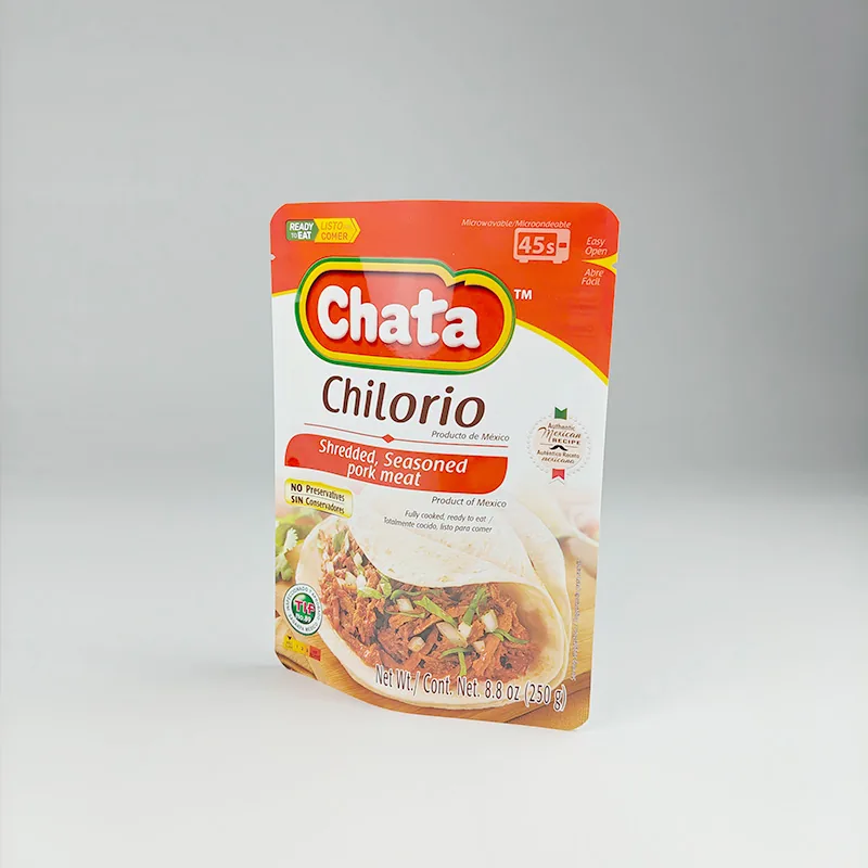 Eco Friendly Recyclable Retort Pouch Heat Sealable Mono PP PE PET Material Food Grade Stand Up Pouch