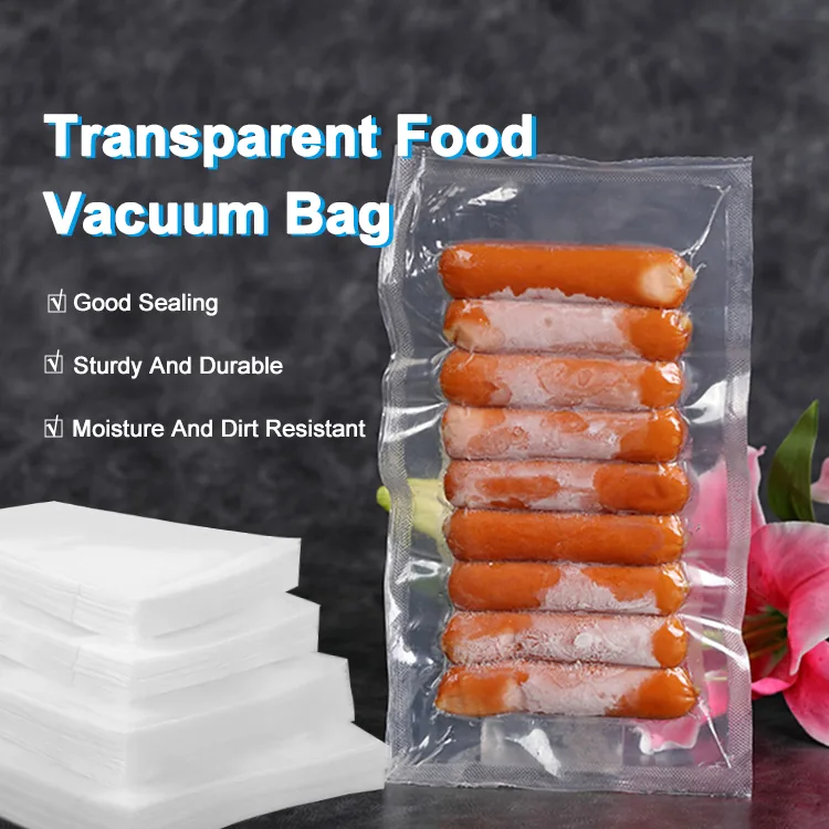 Embossed PA/PE Vacuum Bag for Storage, Meal Prep and Sous Vide