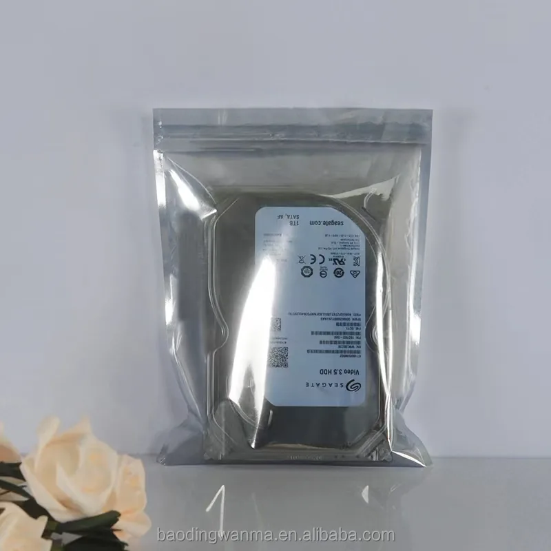 ESD Antistatic Plastic Shielding Bag for Earphones Computers Mobile Phone Accessories Component Packaging