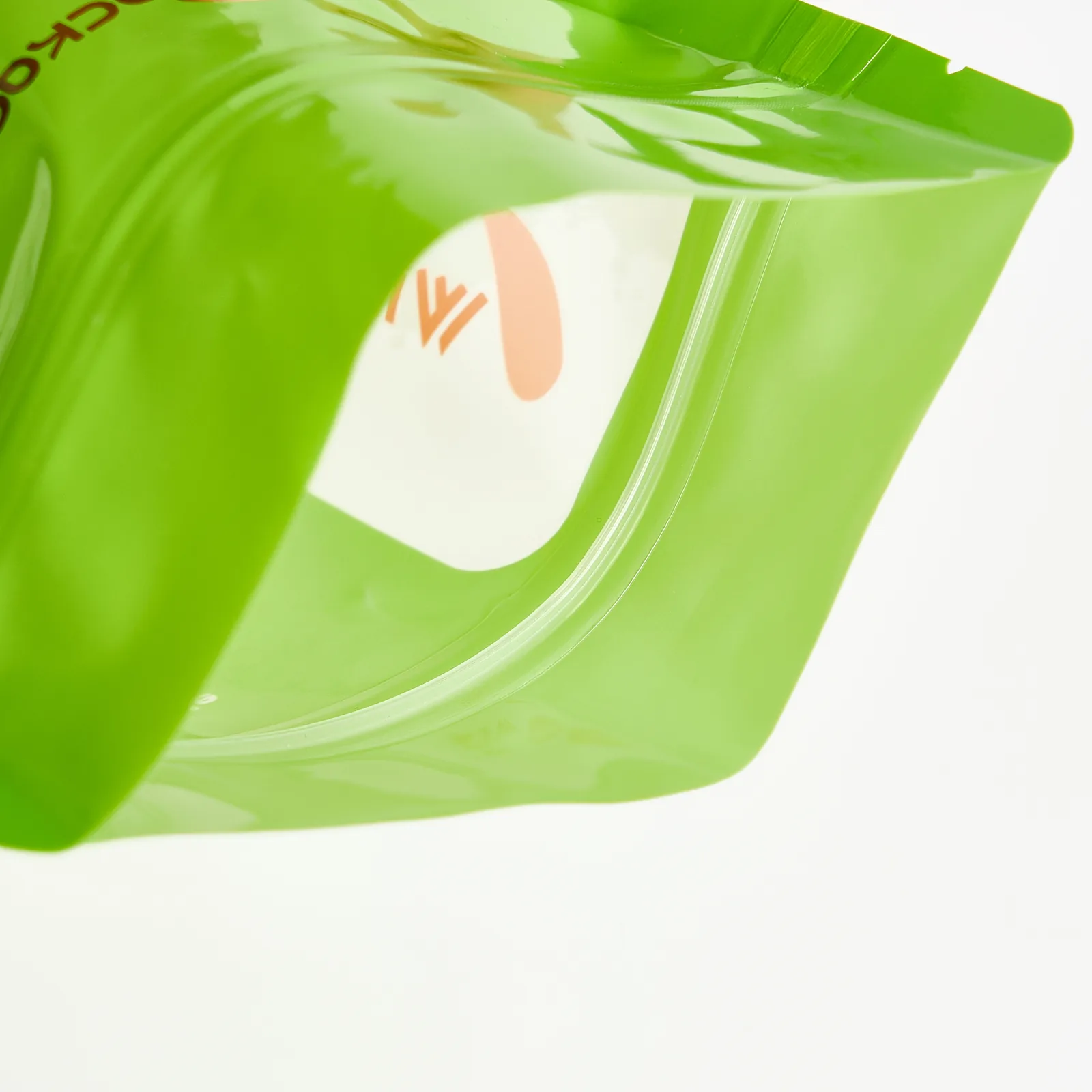 EU Standard Sustainable Mono Material Coffee Snack Sugar Organic Food Packaging Bag 100% PE Recyclable for Stand Zipper