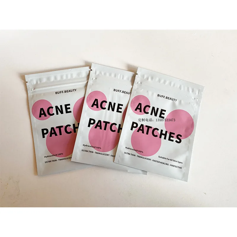Eyeshadow Brush Head Cosmetic Cotton Swab Custom Plastic Packaging Lucky Bag Convex Concave Lock Plastic Packaging Bags SM-1095