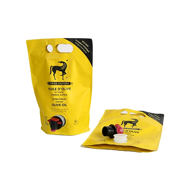 Bag-in-Box Stand-Up Pouch with Vitop Butterfly Valve — Wine and Juice
