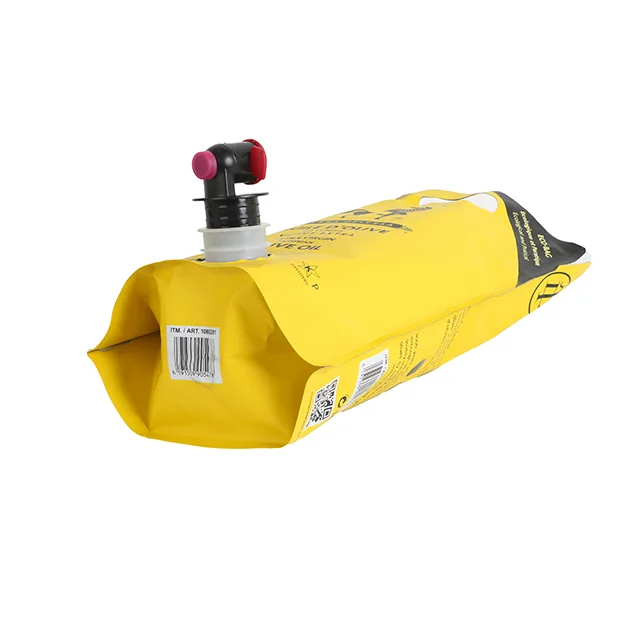 Bag-in-Box Stand-Up Pouch with Vitop Butterfly Valve — Wine and Juice