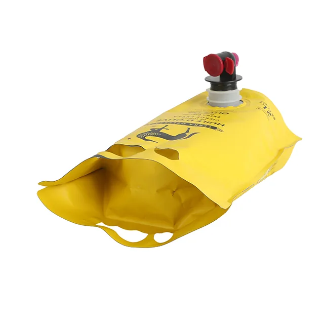Bag-in-Box Stand-Up Pouch with Vitop Butterfly Valve — Wine and Juice