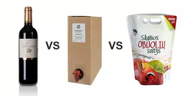 Bag-in-Box Stand-Up Pouch with Vitop Butterfly Valve — Wine and Juice