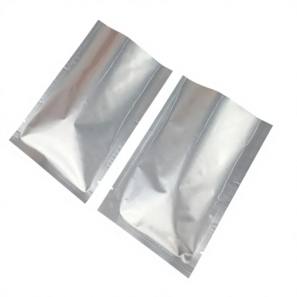 High-Barrier Foil Mylar Three-Side-Seal Vacuum Bag — Heat Sealable