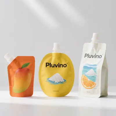 Foil Stand-Up Spout Pouch for Baby Food, Juice & Refill