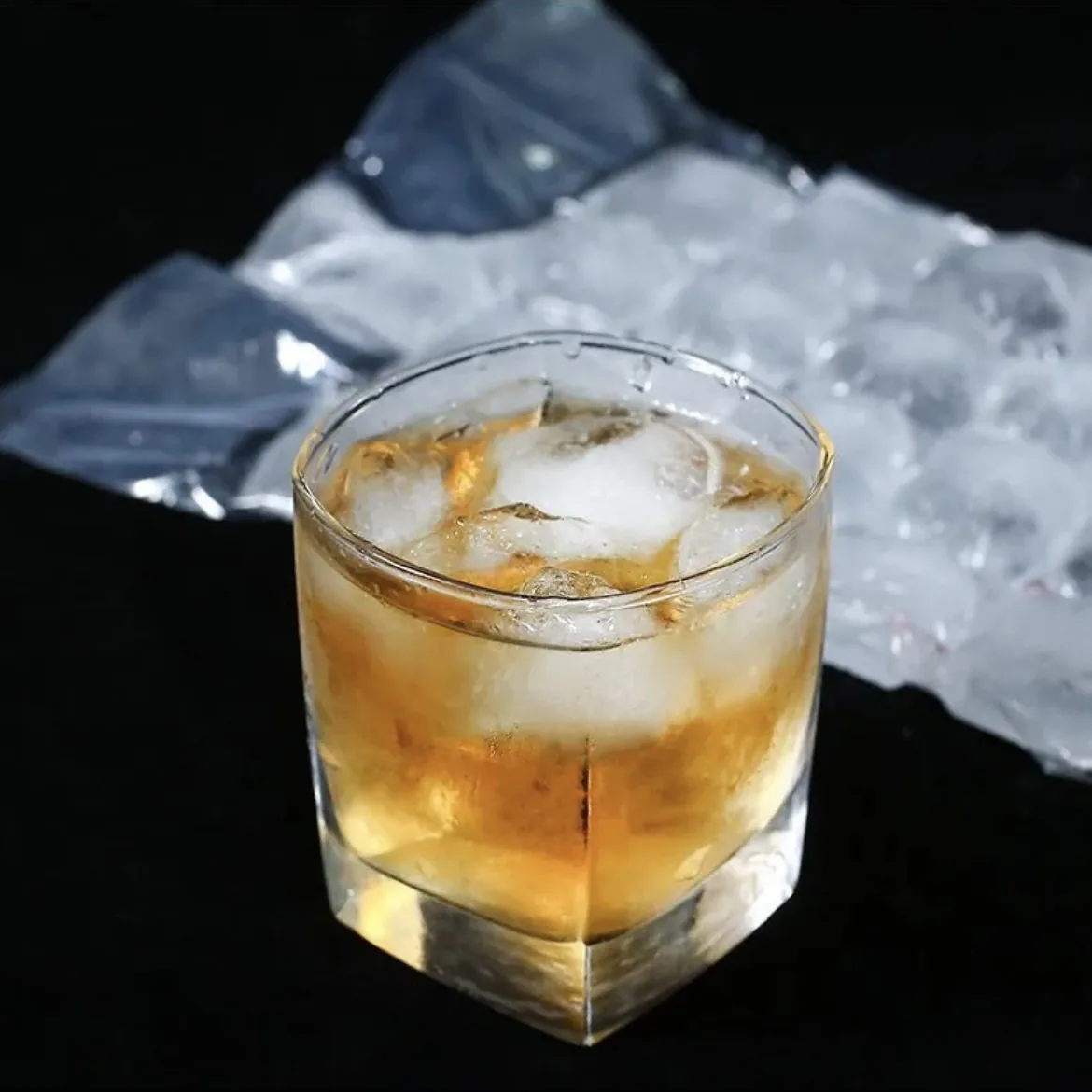 Food Grade Disposable PP Plastic Ice Packs Mold Transparent Square Shape Heat Seal Ice Grid Bag Passion Fruit Block Artifacts