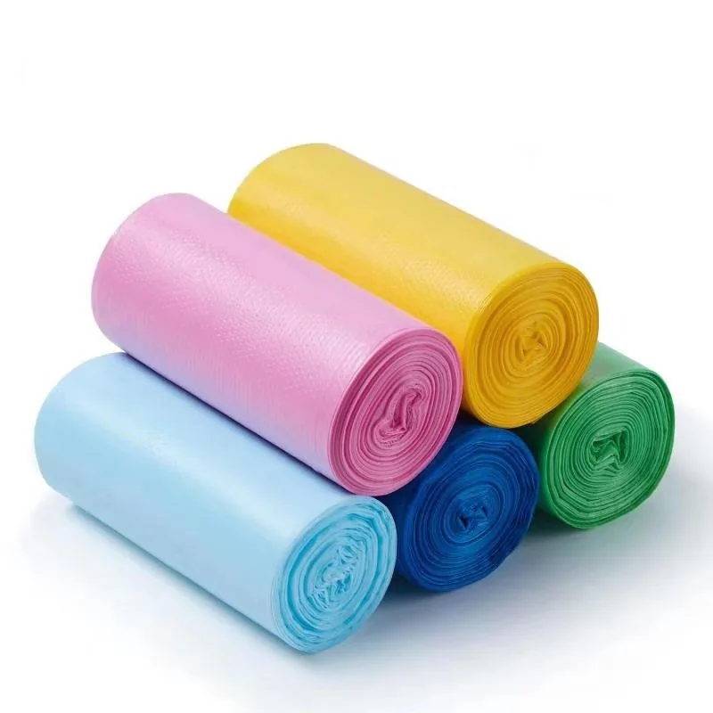 For Bestseller Disposable Polyethylene Trash Bags Household PO Color Thickened Flat-Top Continuous