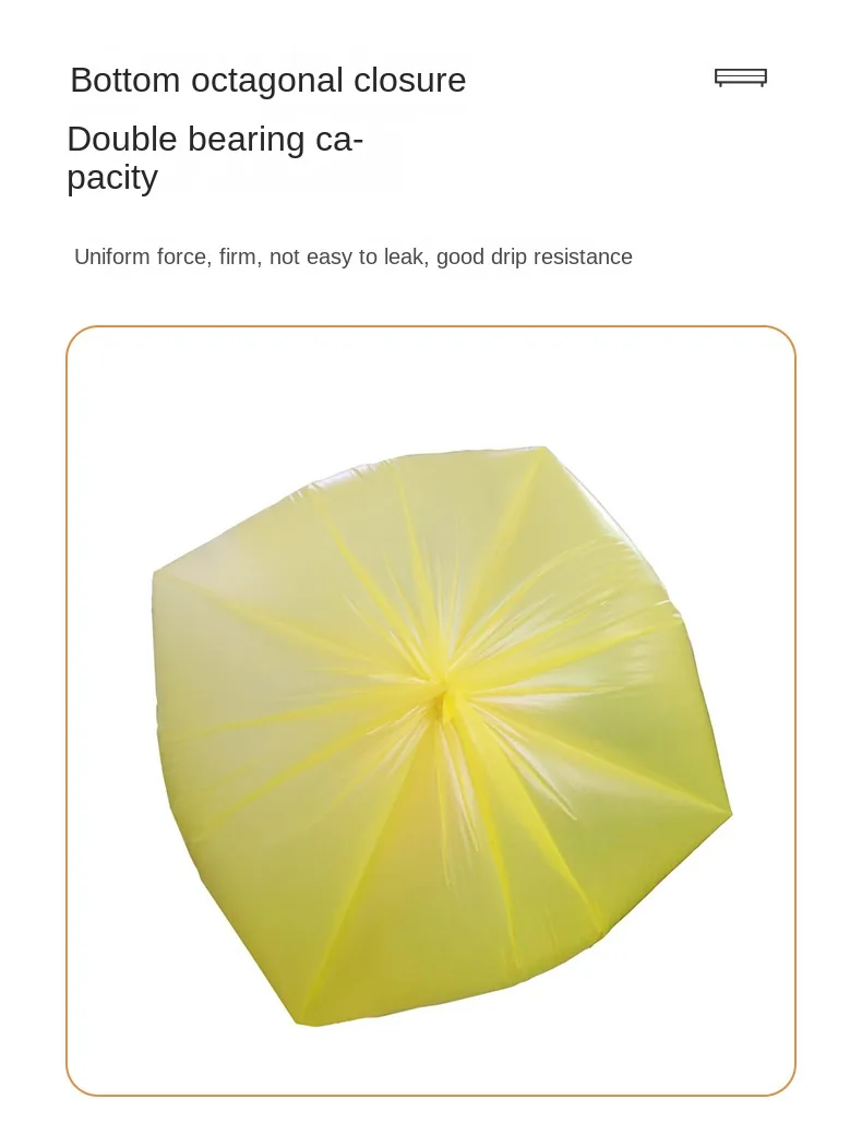 For Bestseller Disposable Polyethylene Trash Bags Household PO Color Thickened Flat-Top Continuous