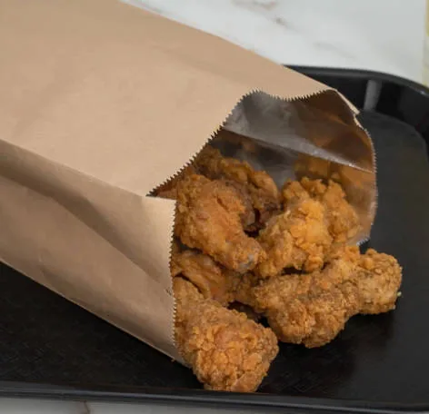 Greaseproof Paper Gusset Bag for BBQ, Skewer & Takeaway — Offset Printed