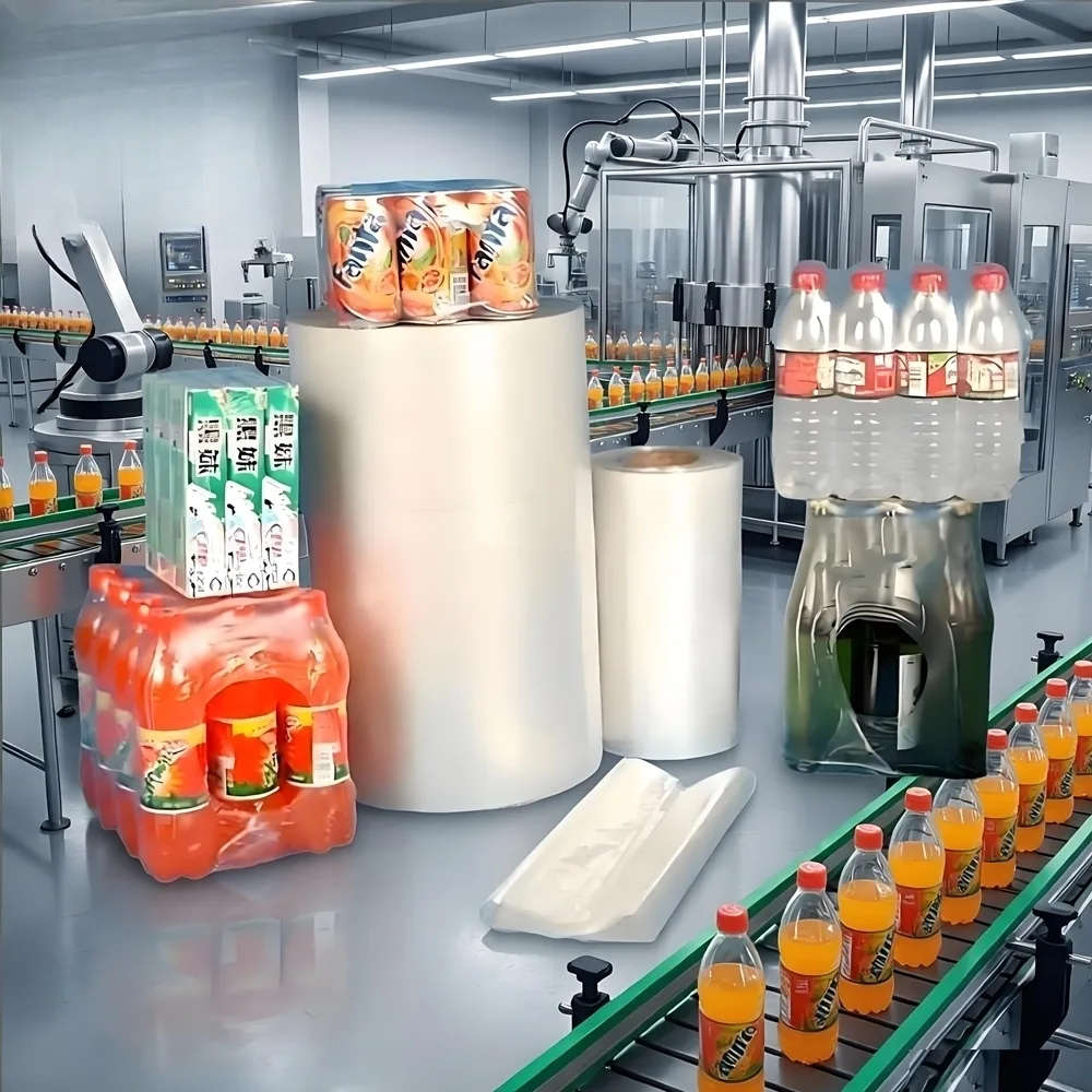 HDPE Food Grade Soft Shrink Film 300m Length 50cm Width