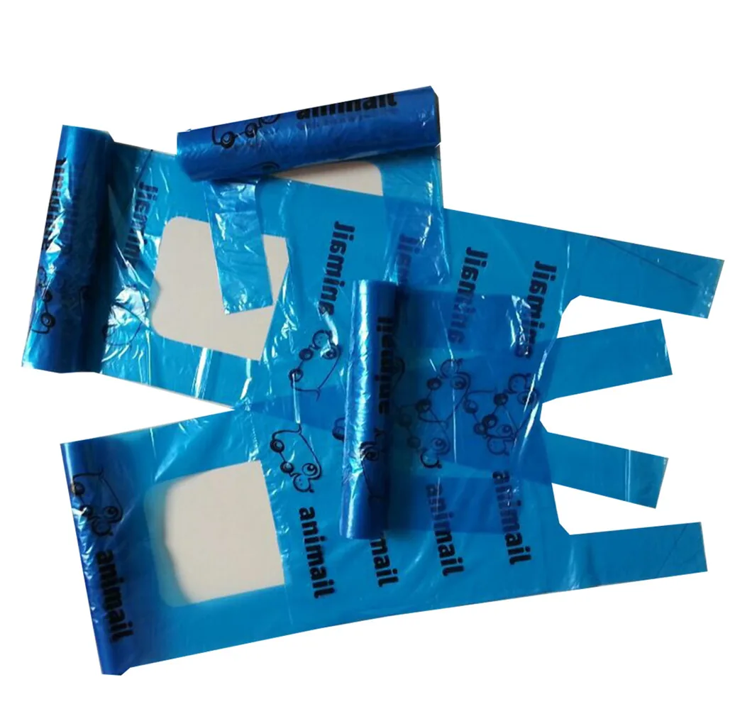HDPE/PE Vest Carrier Bag on Roll — Printed or Plain