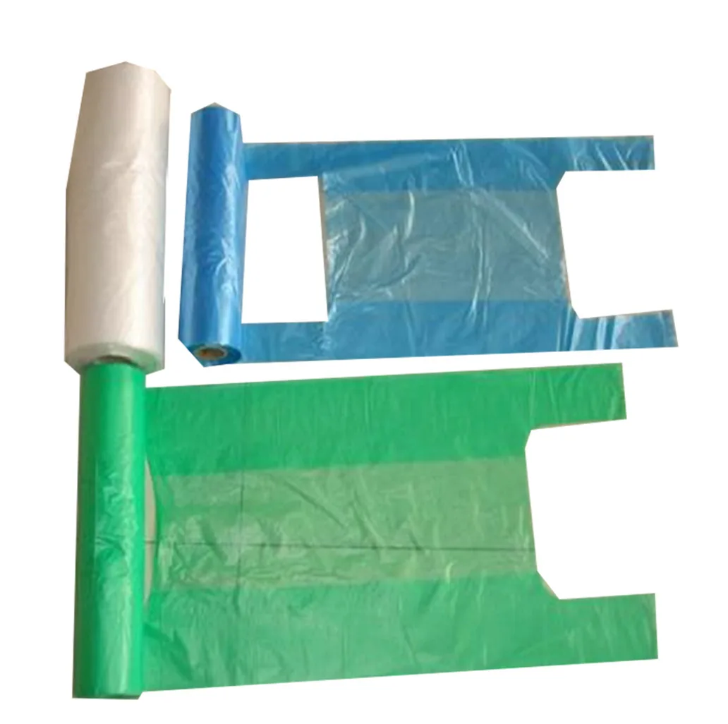 HDPE/PE Vest Carrier Bag on Roll — Printed or Plain