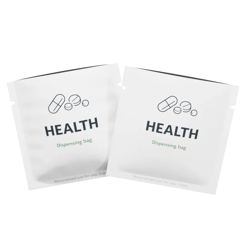 Heat-Seal PET Plastic Aluminum Foil Mini Pouch Sachet Supplements Vitamins Tablet Medicine Packaging