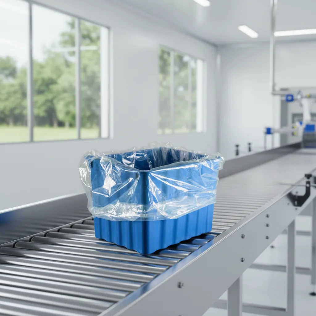 Heavy Duty LDPE or HDPE Side Gusset Poly Bag for Carton Liners Plastic Bag