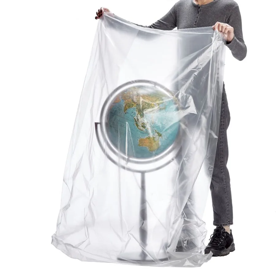 Heavy Duty LDPE or HDPE Side Gusset Poly Bag for Carton Liners Plastic Bag