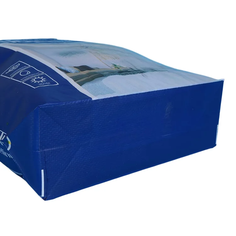 Heavy Duty Moisture Proof Square Bottom Laminated Cement Mortar Chemical Powder Custom Logo Valve Bag