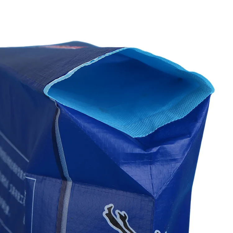 Heavy Duty Moisture Proof Square Bottom Laminated Cement Mortar Chemical Powder Custom Logo Valve Bag