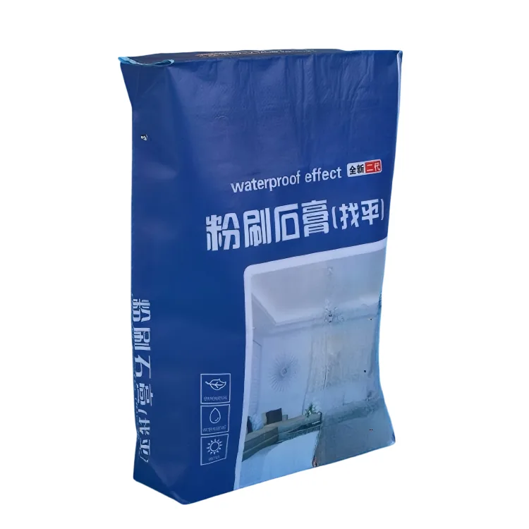 Heavy Duty Moisture Proof Square Bottom Laminated Cement Mortar Chemical Powder Custom Logo Valve Bag
