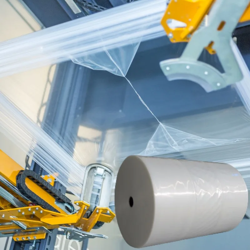 Heavy Duty Tubular PE Stretch Hood Film, High Holding Force Pallet Wrapping Film for Automatic Stretch Hooder Machine