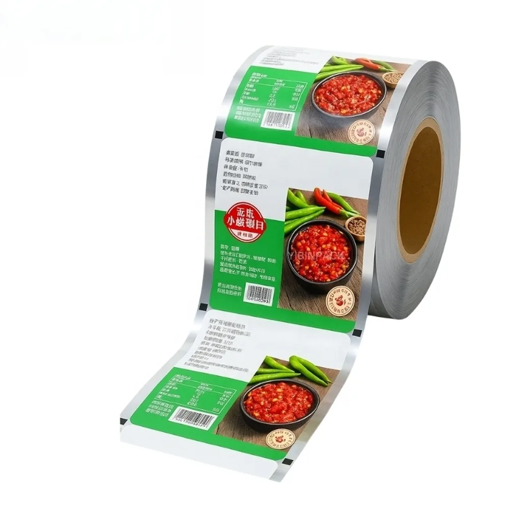High Barrier Aluminum Foil Metallic Laminated Roll Film Plastic Potato Chips Packaging Sealable Bags Rollstock