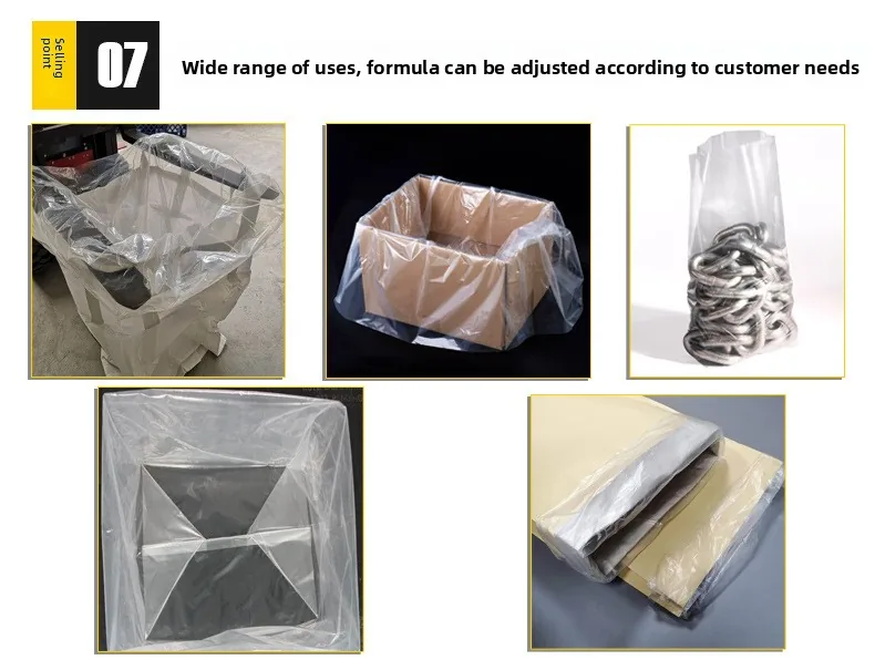High Clarity LDPE Flat Bags with Moisture-proof Seal, Transparent Poly Liner Bags for Industrial Box Packaging