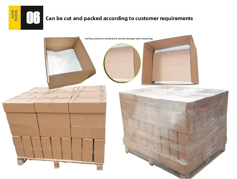 High Clarity LDPE Flat Bags with Moisture-proof Seal, Transparent Poly Liner Bags for Industrial Box Packaging