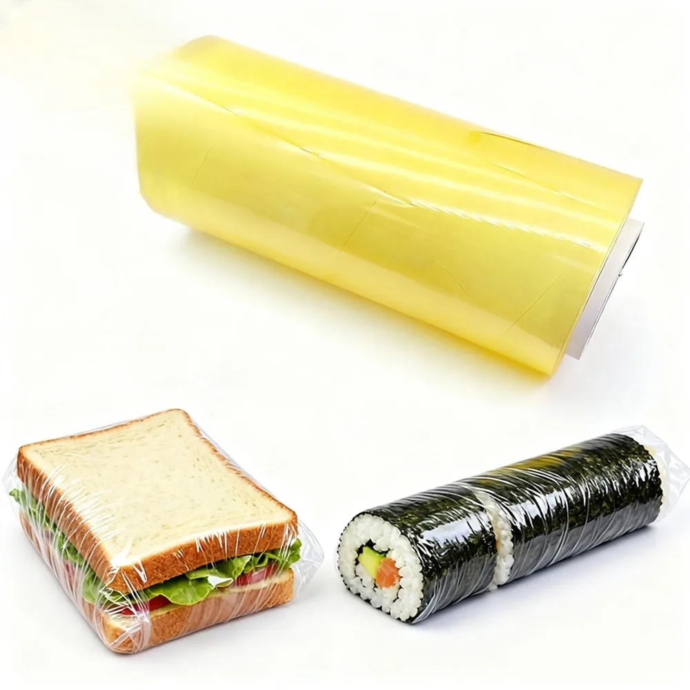 High Clarity & Stretchable Plastic Wrap for Catering, BPA Free, Food Grade PVC Cling Film