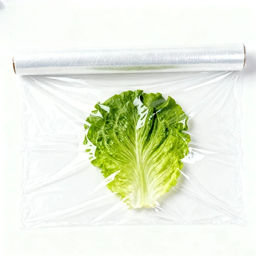 High Clarity & Stretchable Plastic Wrap for Catering, BPA Free, Food Grade PVC Cling Film