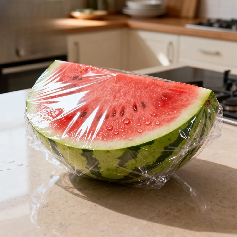 High Clarity & Stretchable Plastic Wrap for Catering, BPA Free, Food Grade PVC Cling Film