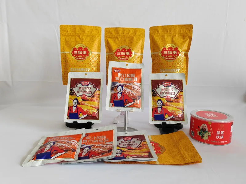 High for Three Sided Sealing Food Grade Aluminum Foil Bag for Spice or Condiment Customizable