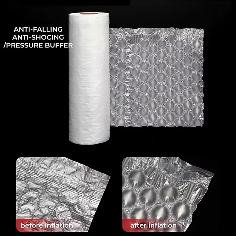 High Qualtity Inflatable Air Bubble Film Air Cushion Wrap Roll Bubble Cushioning Wrap