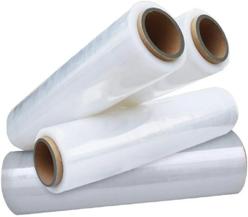 High Stretch LLDPE Pallet Wrap Roll 20 Micron Puncture-Resistant Industrial Plastic Film for Logistic Bulk Supply