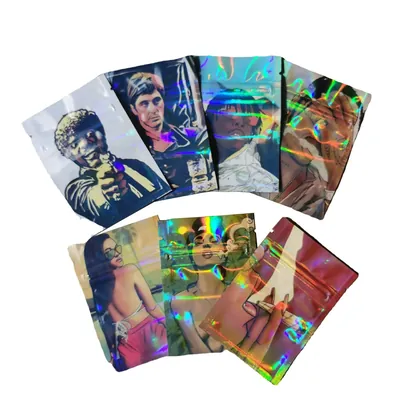 Holographic Laser Stand-Up Pouch for Candy, Nuts & Snacks