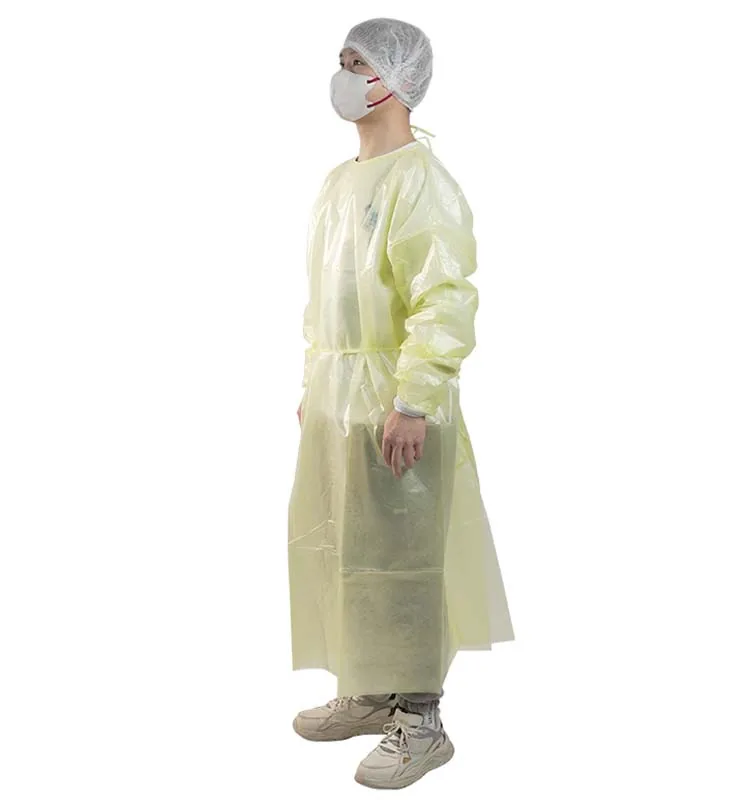 Isolate Gown Disposable Isolation Gowns for Hospital PP PE Manufacture Doctor Aprons