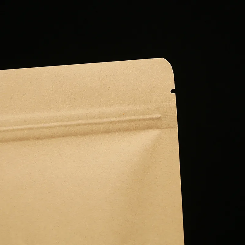 Kraft Paper / Foil / PE Stand-Up Zipper Pouch for Coffee and Candy