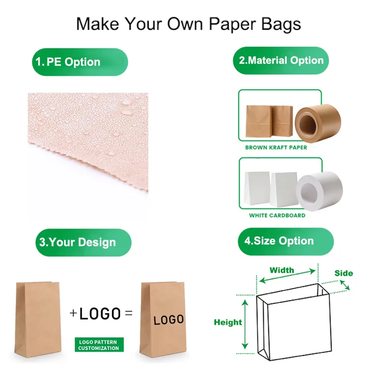 Kraft Paper Baguette Bag with Clear Film Window