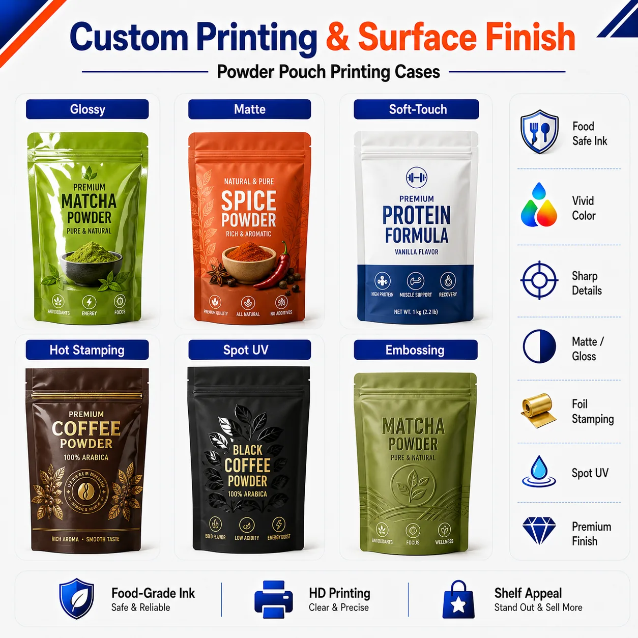Kraft Stand-Up Pouch with Circle Window — PLA/PBAT Compostable Film