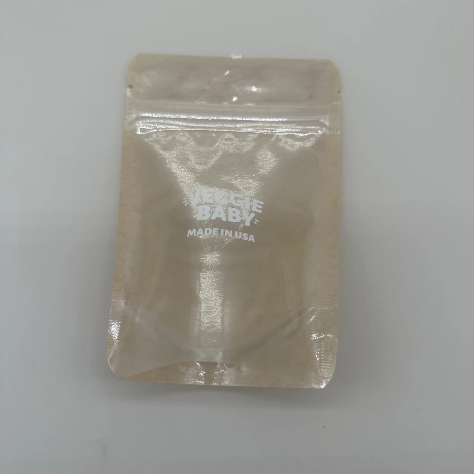 Thickened Kraft Stand-Up Zipper Pouch with Clear Window — Tea, Nuts, Snacks