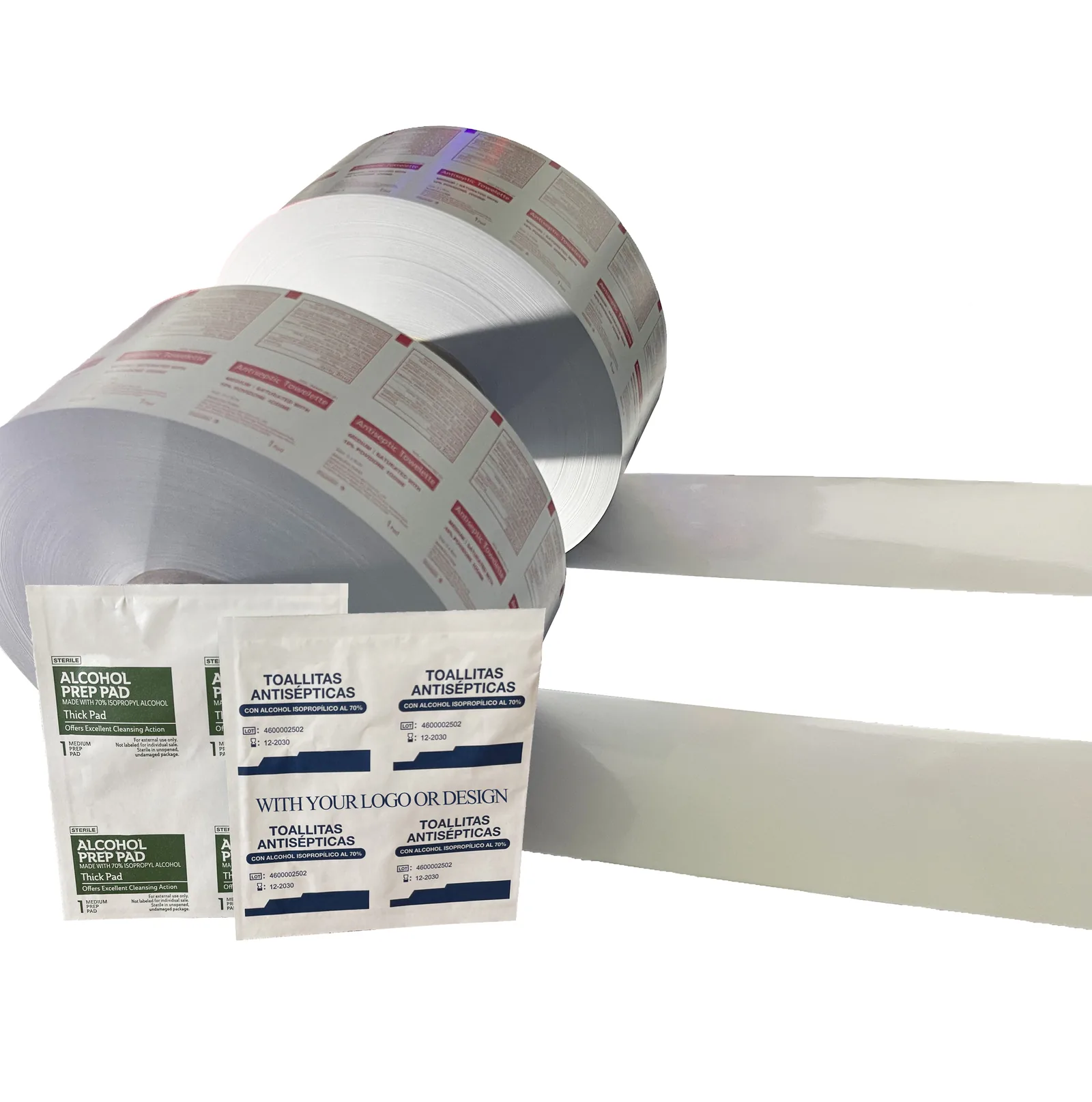 Laminated Materials and Flexo Printing Aluminum Foil Roll Sachets with