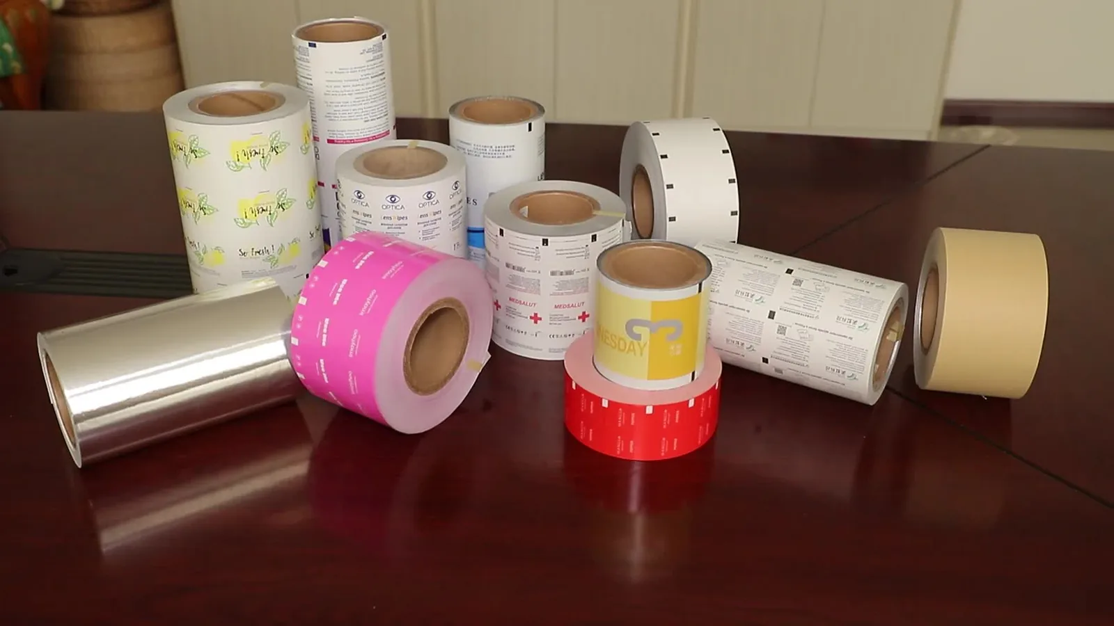 Laminated Materials and Flexo Printing Aluminum Foil Roll Sachets with