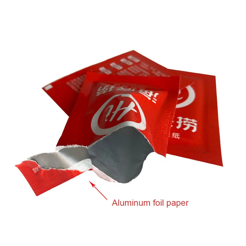 Laminated Materials and Flexo Printing Aluminum Foil Roll Sachets with