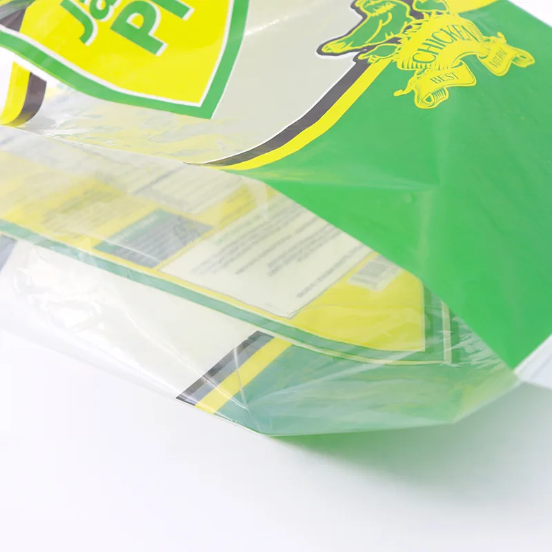 LDPE/CPP/OPP Frozen Food Back-Seal Bag for Chicken & Portioned Meat